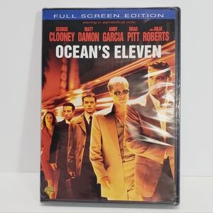 DVD Oceans Eleven Full Screen Edition NEW and Unopened Clooney, Damon, Pitt
